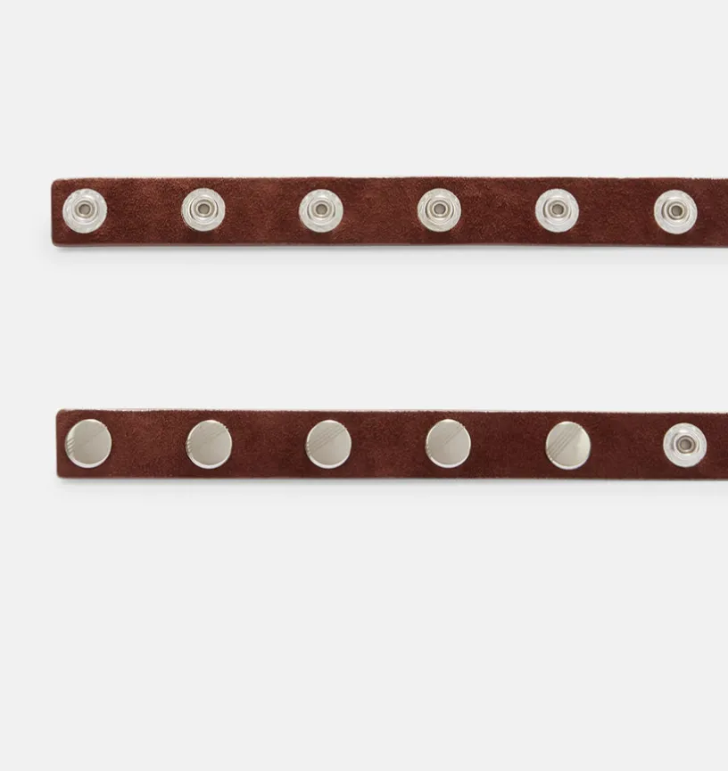 The Attico Eyelet Detailed Belt