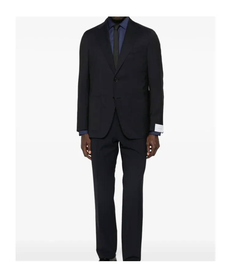 Aida Notched-Lapel Blazer
