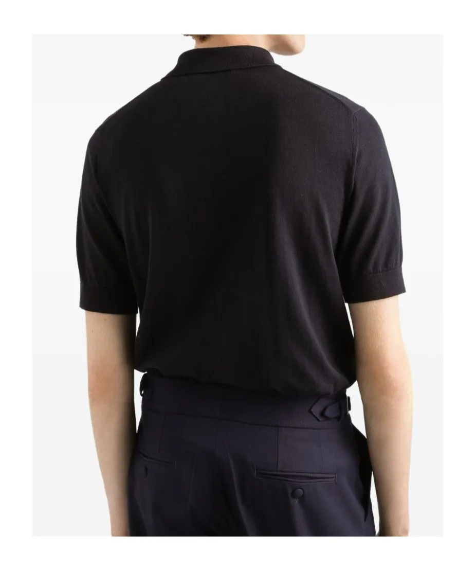 Dolce & Gabbana Heraldic Patch Polo Shirt