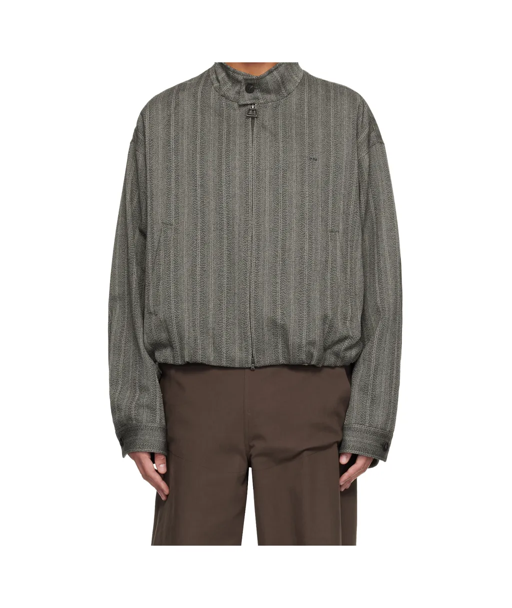 Zippered Long-Sleeved Casual Jacket