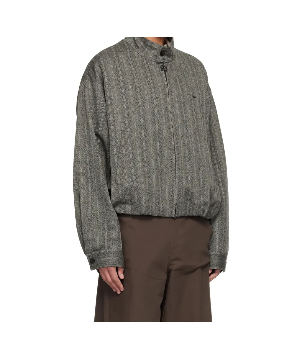 Zippered Long-Sleeved Casual Jacket
