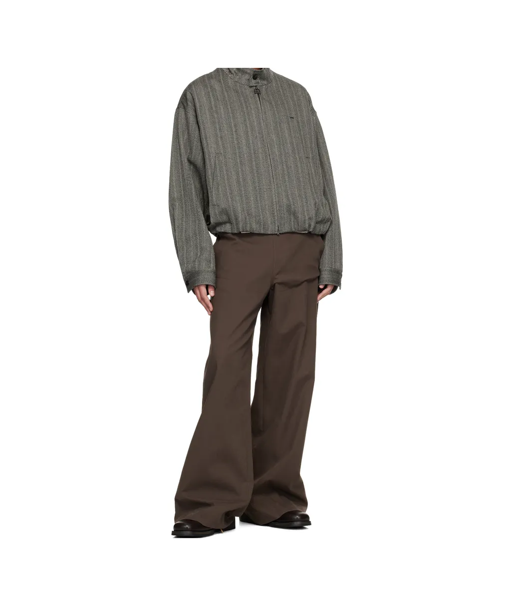 Zippered Long-Sleeved Casual Jacket