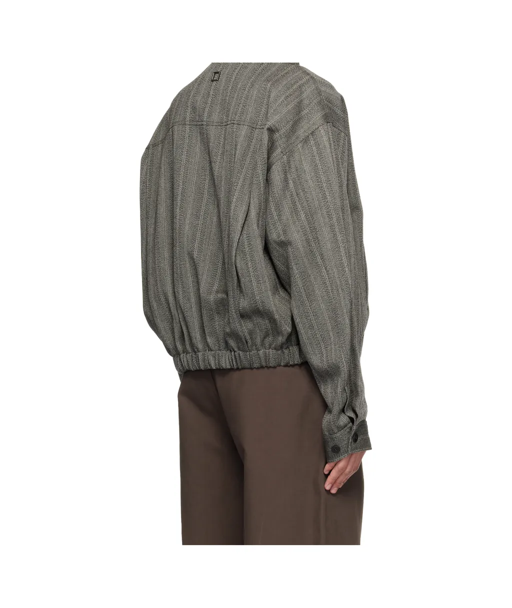 Zippered Long-Sleeved Casual Jacket