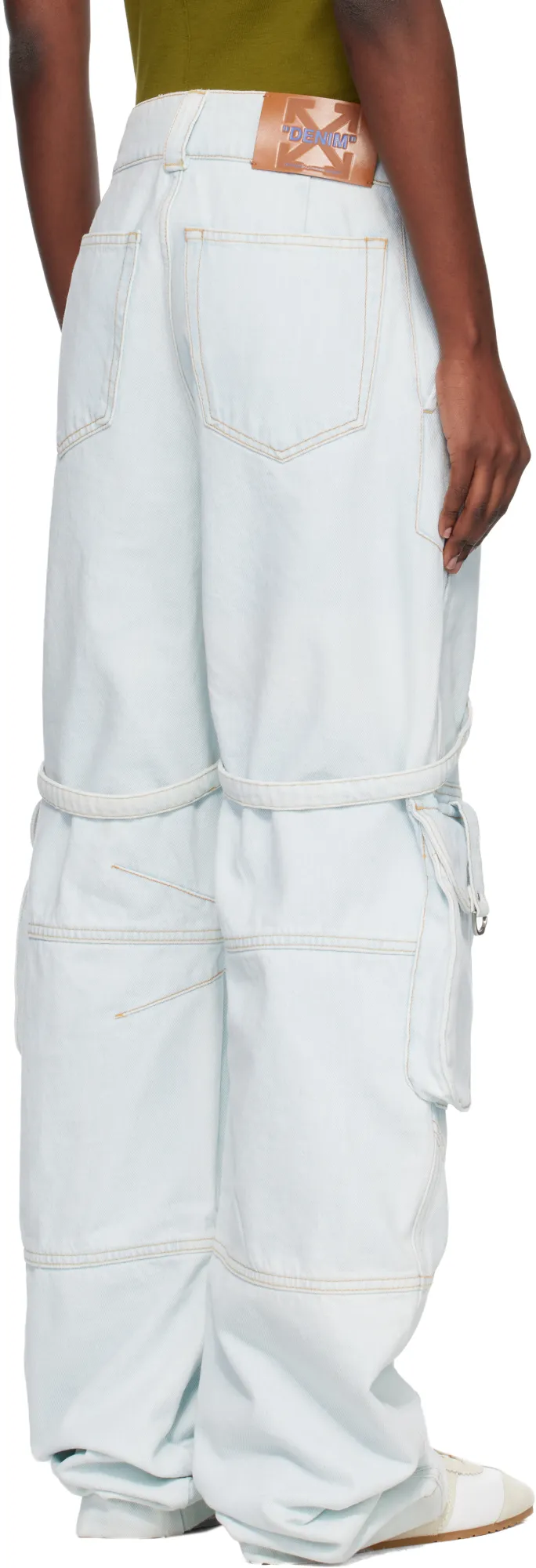 Multiple-Pocket Cargo Jeans