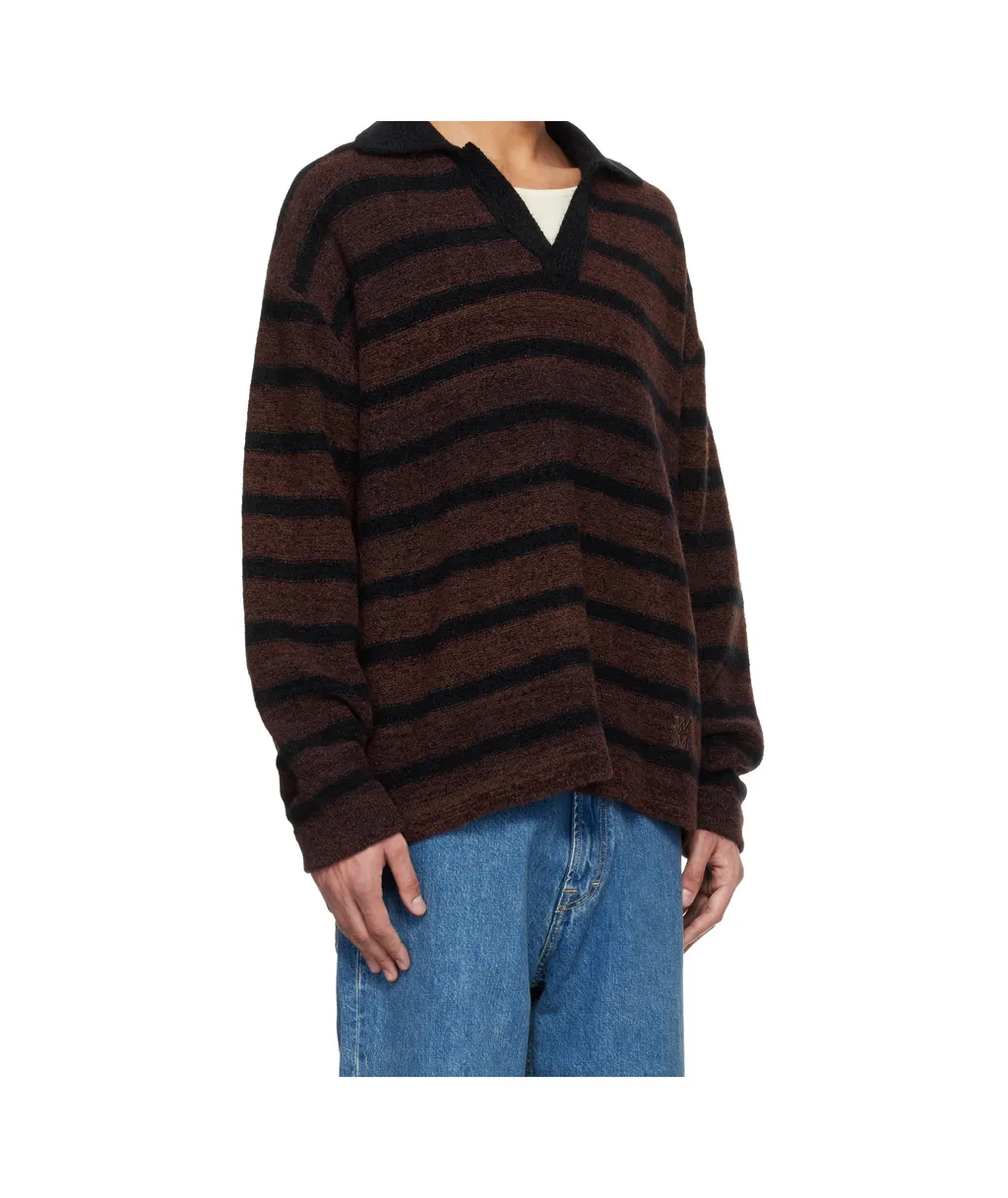 Striped Long-Sleeved Sweater