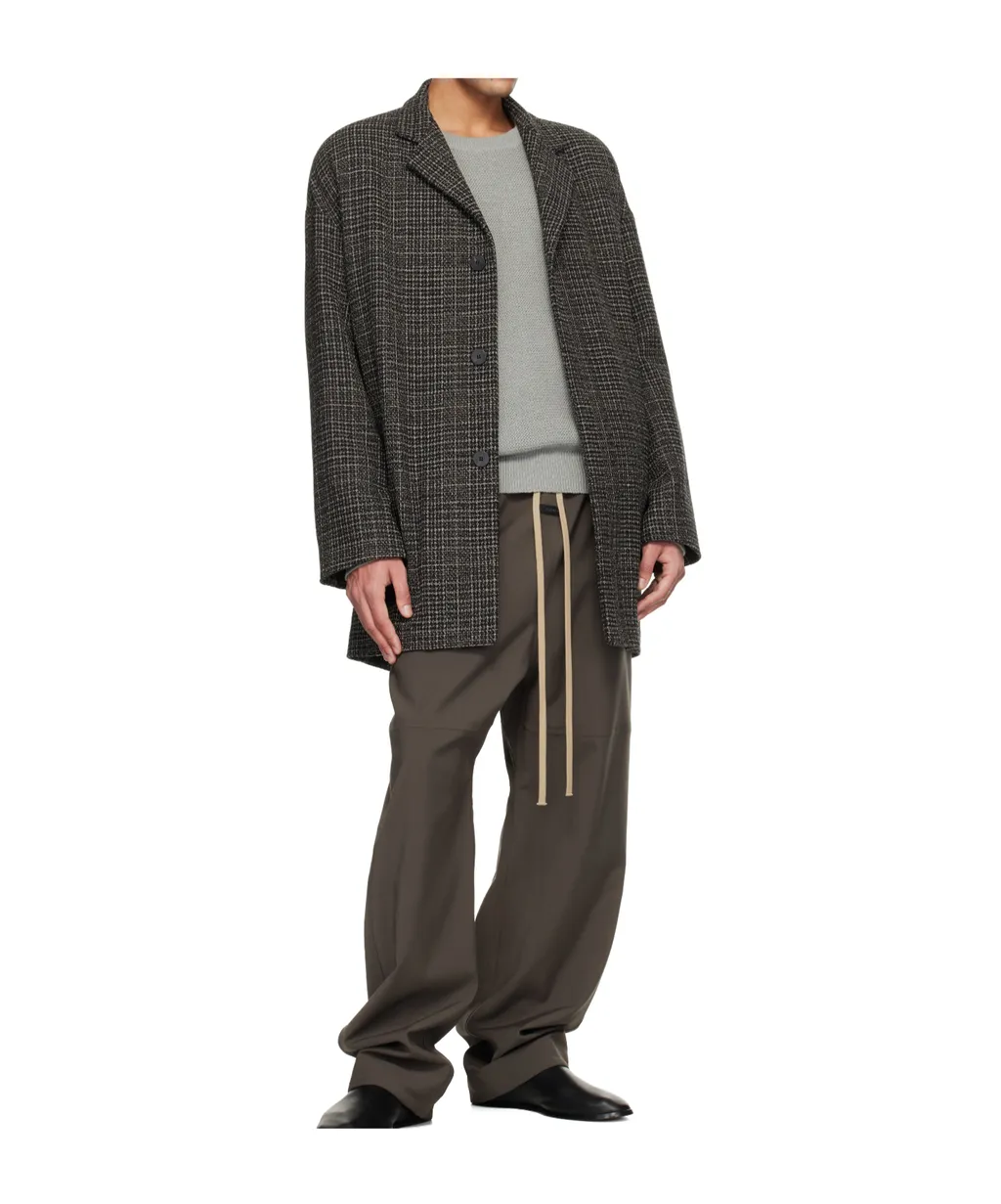 Split-Knee Wide-Leg Pants