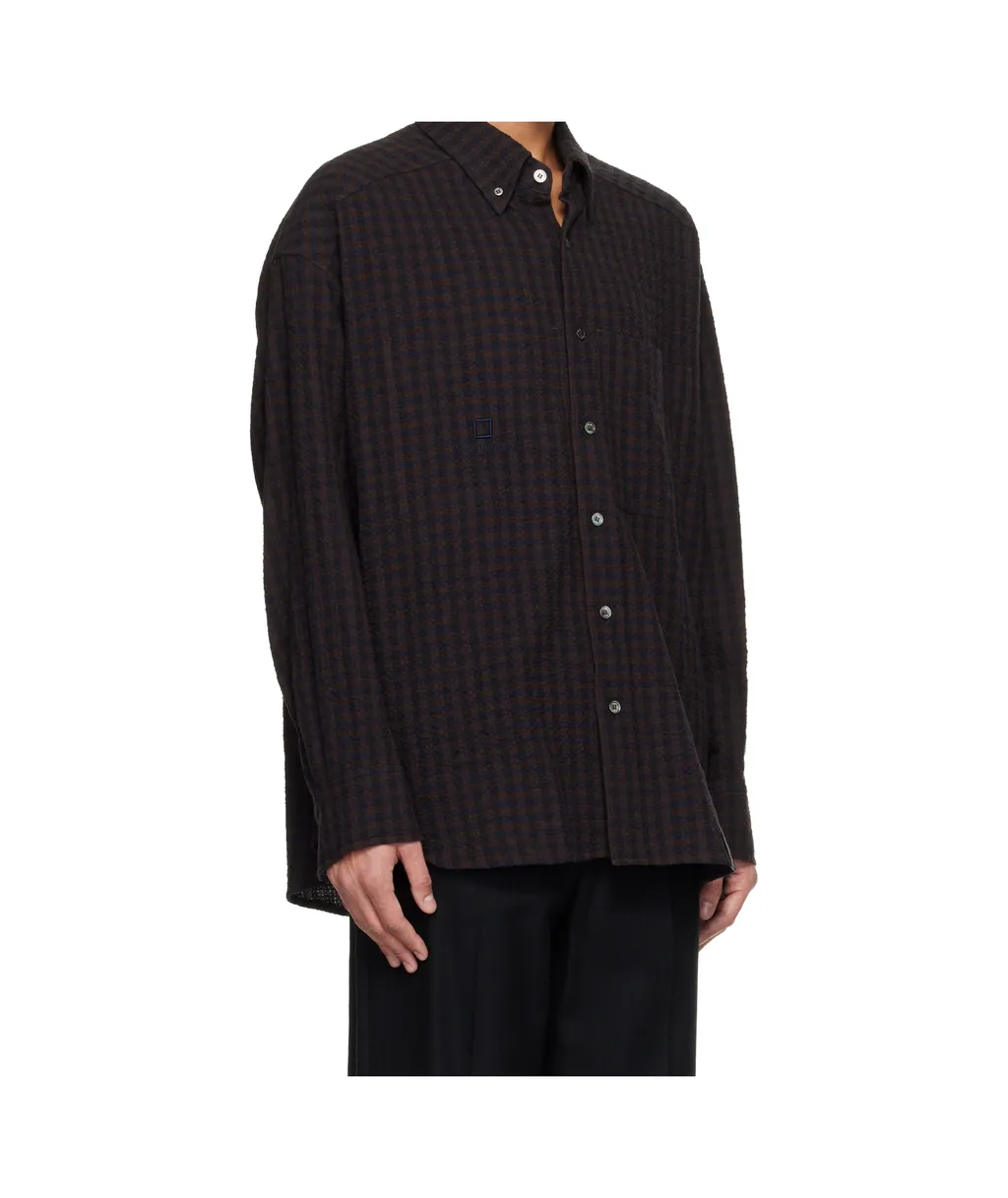 Plaid Long-Sleeved Shirt