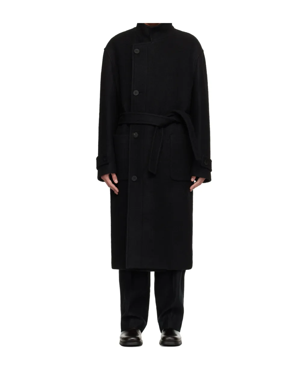 Button-Down Long-Sleeved Coat