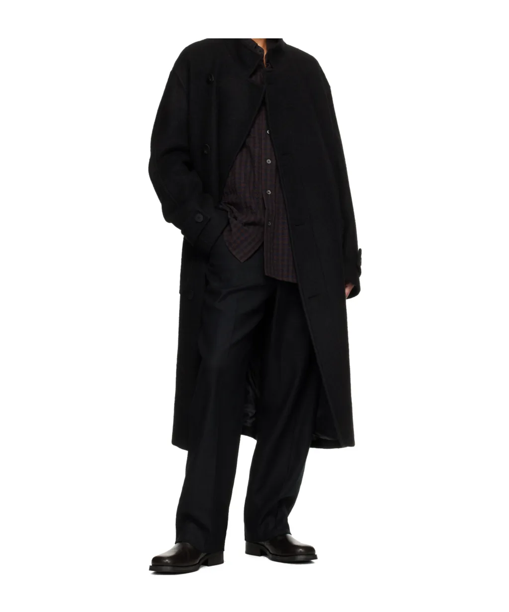 Button-Down Long-Sleeved Coat