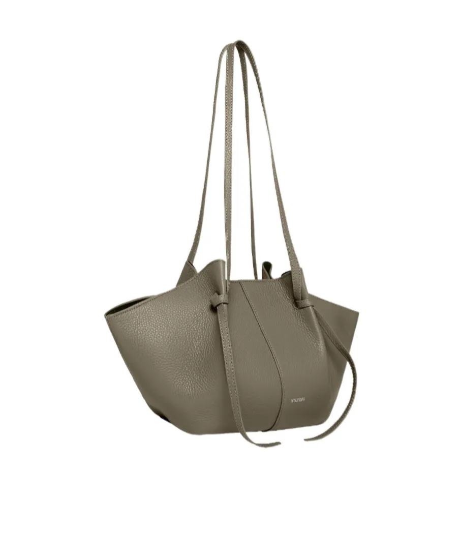 Mochi - Taupe Pebble Grained Leather