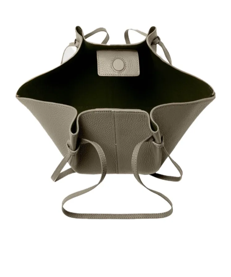 Mochi - Taupe Pebble Grained Leather