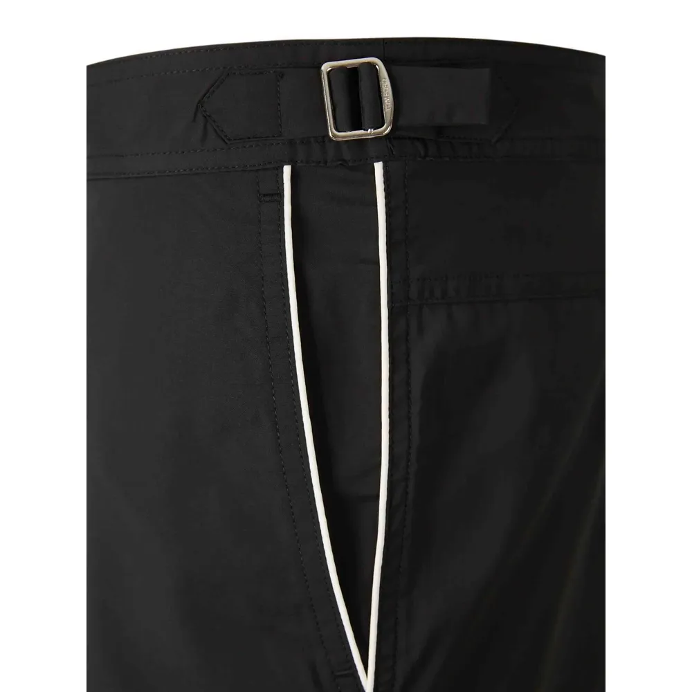 Tom Ford Piped-Trim Straight Hem Swim Shorts