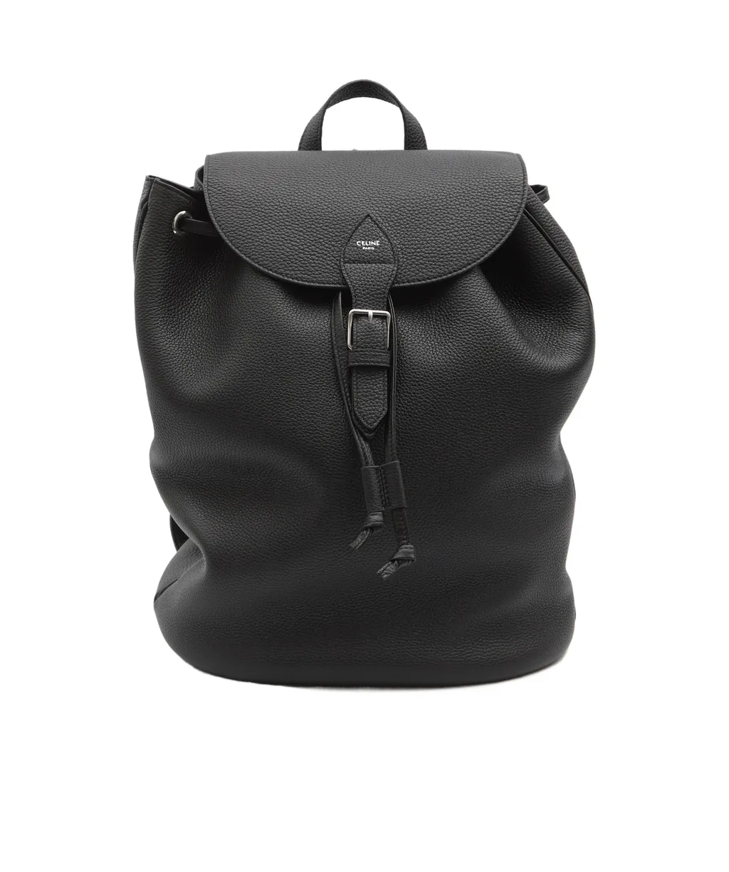 Large Backpack Folco In Grained Calfskin