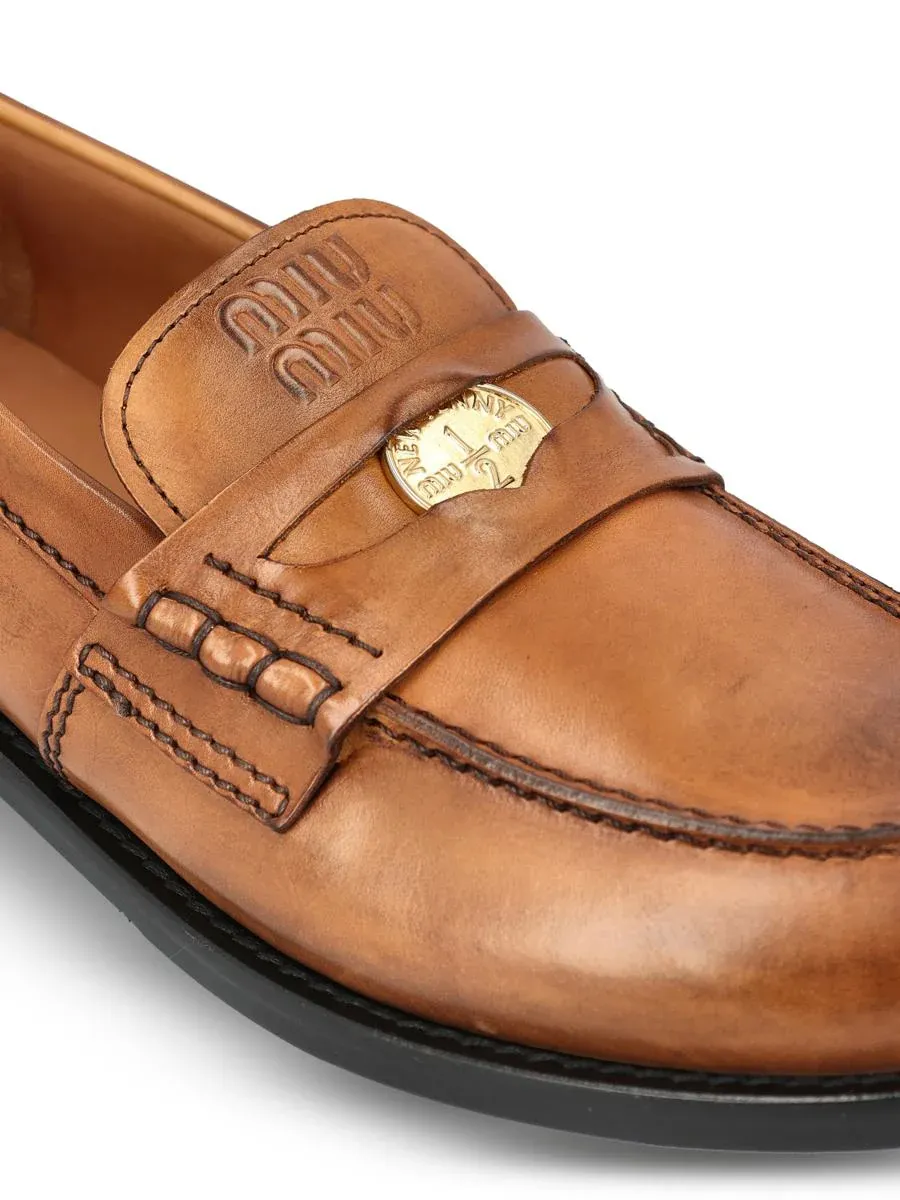 Miu Miu Slip-On Penny Loafers