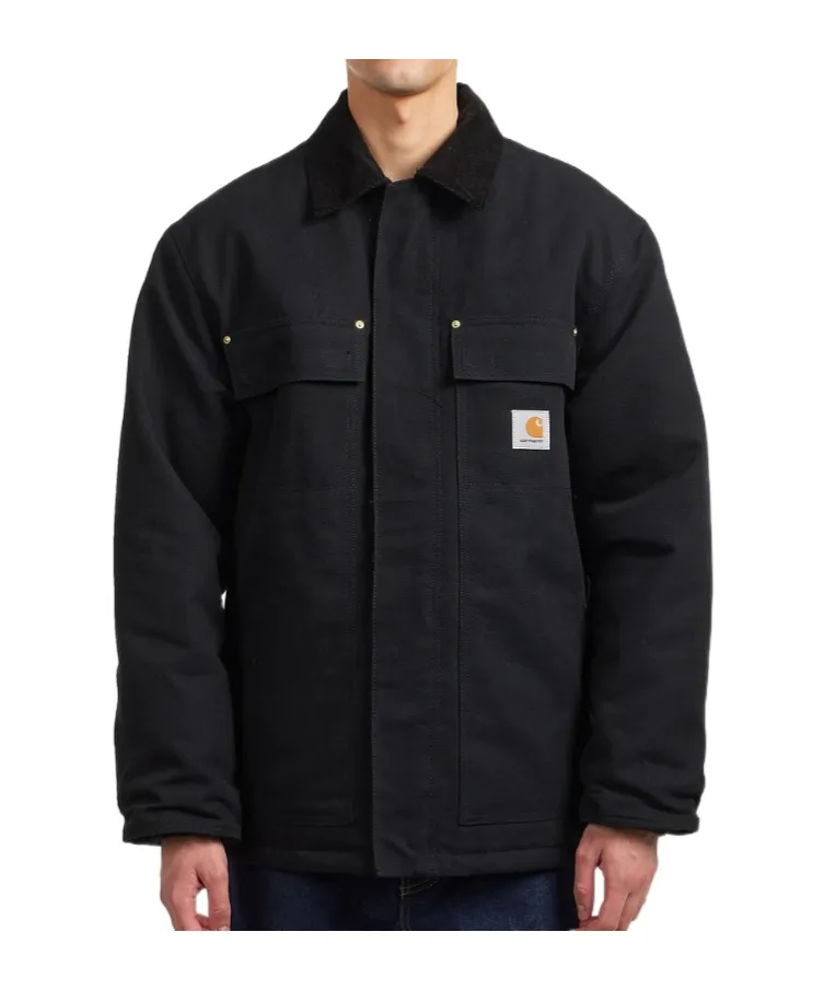 Long-Sleeved Collared Jacket