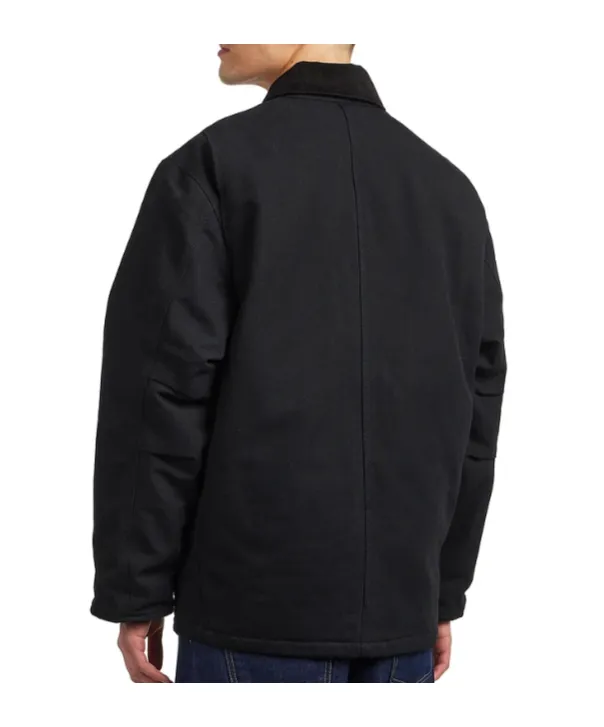 Long-Sleeved Collared Jacket