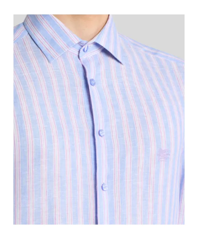 Etro Striped Long-Sleeved Shirt