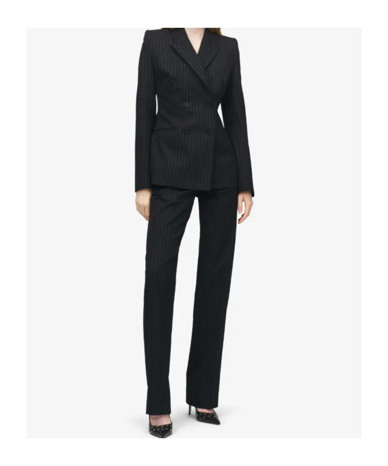 Alexander Mcqueen Pinstriped Tailored Trousers