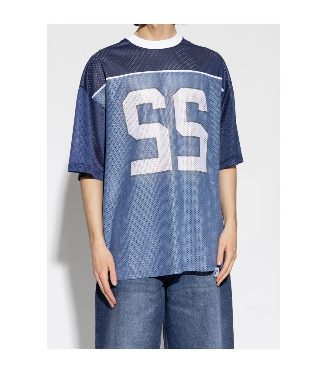 Moschino Mesh Panelled Crewneck T-Shirt