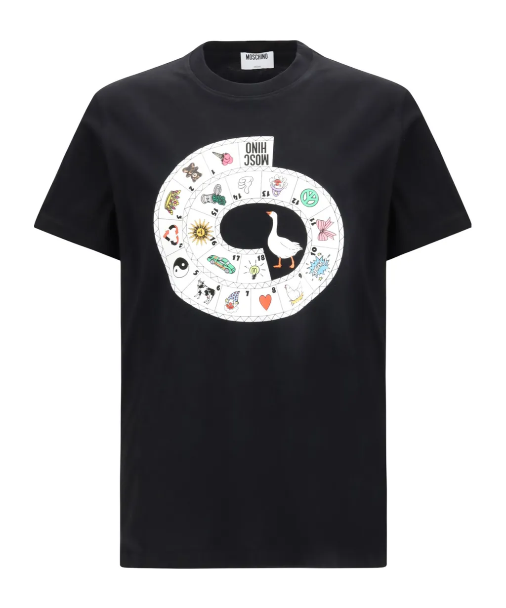 Moschino Printed Short Sleeve T-Shirt