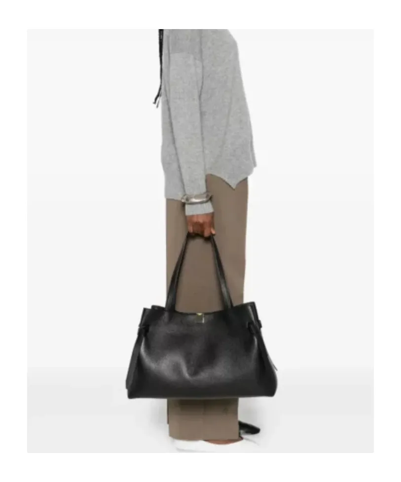 Gyoza Leather Tote Bag