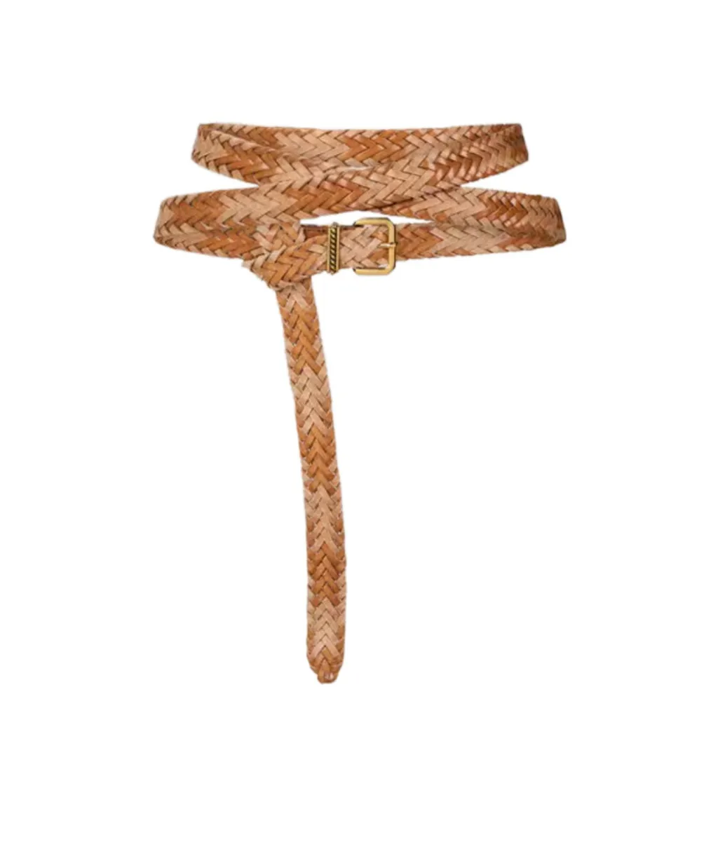 Etro Logo-Engraved Braided Belt