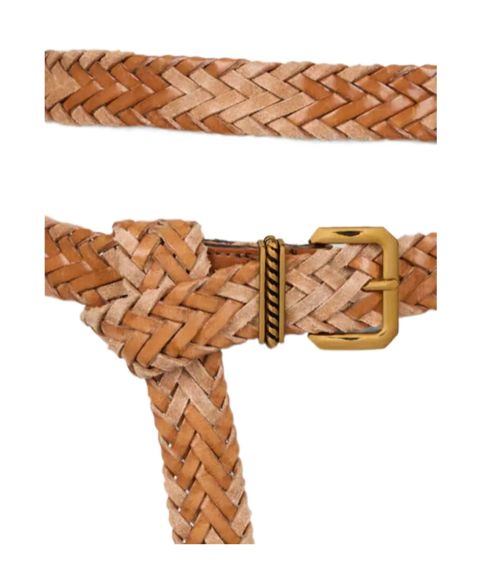 Etro Logo-Engraved Braided Belt