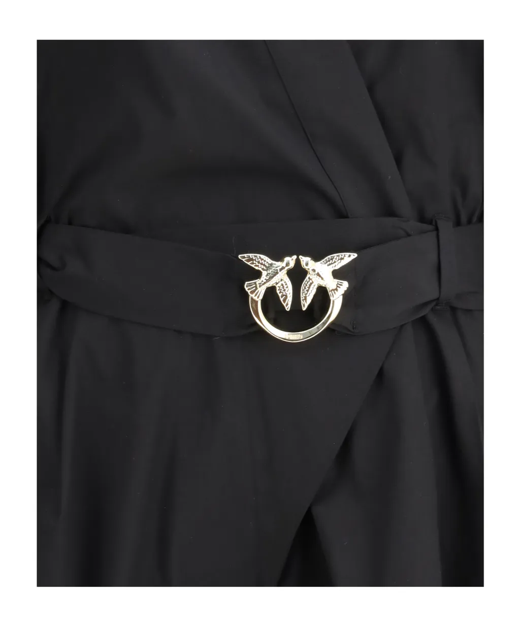 Pinko V-Neck Belted Playsuit