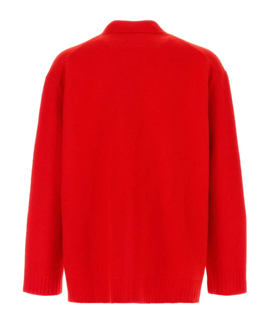 Jil Sander V-Neck Button-Down Cardigan