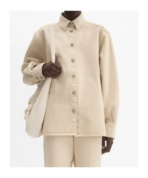 Magda Butrym Long-Sleeved Denim Shirt