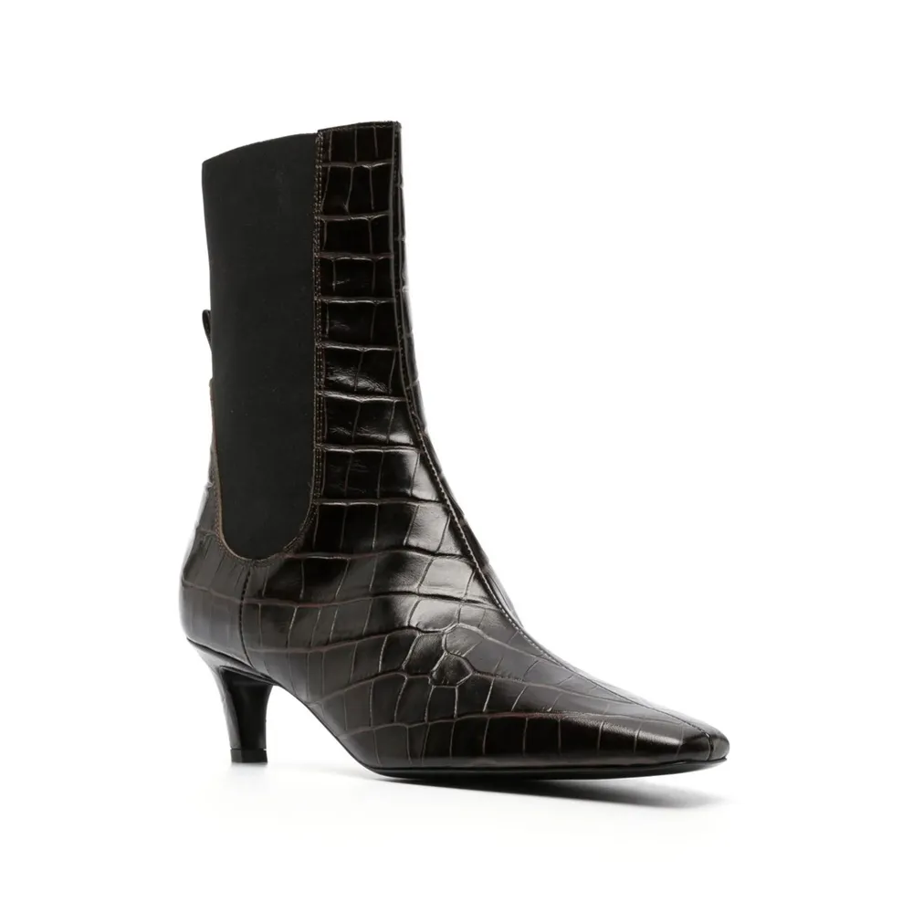Pull-Up Ankle Boots
