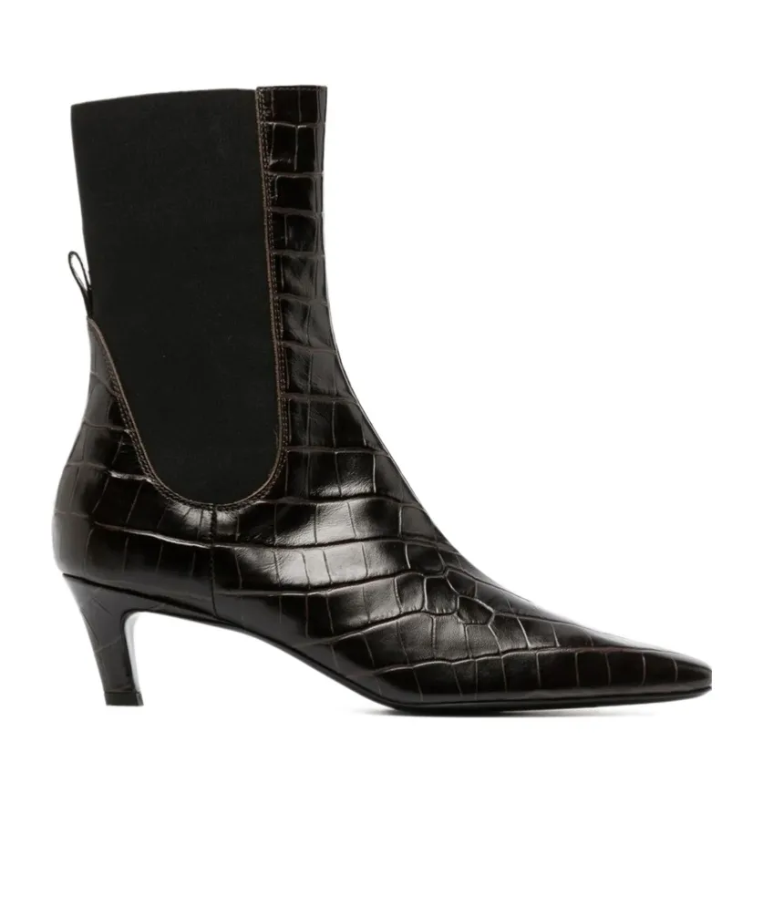 Pull-Up Ankle Boots