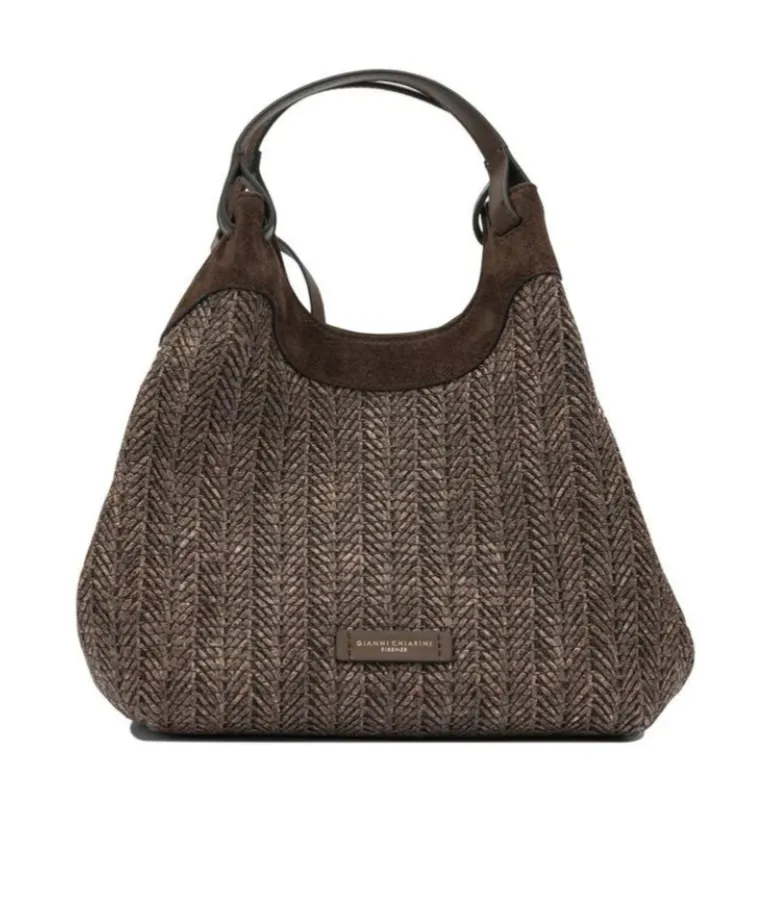 Gianni Chiarini Herringbone Shoulder Bag