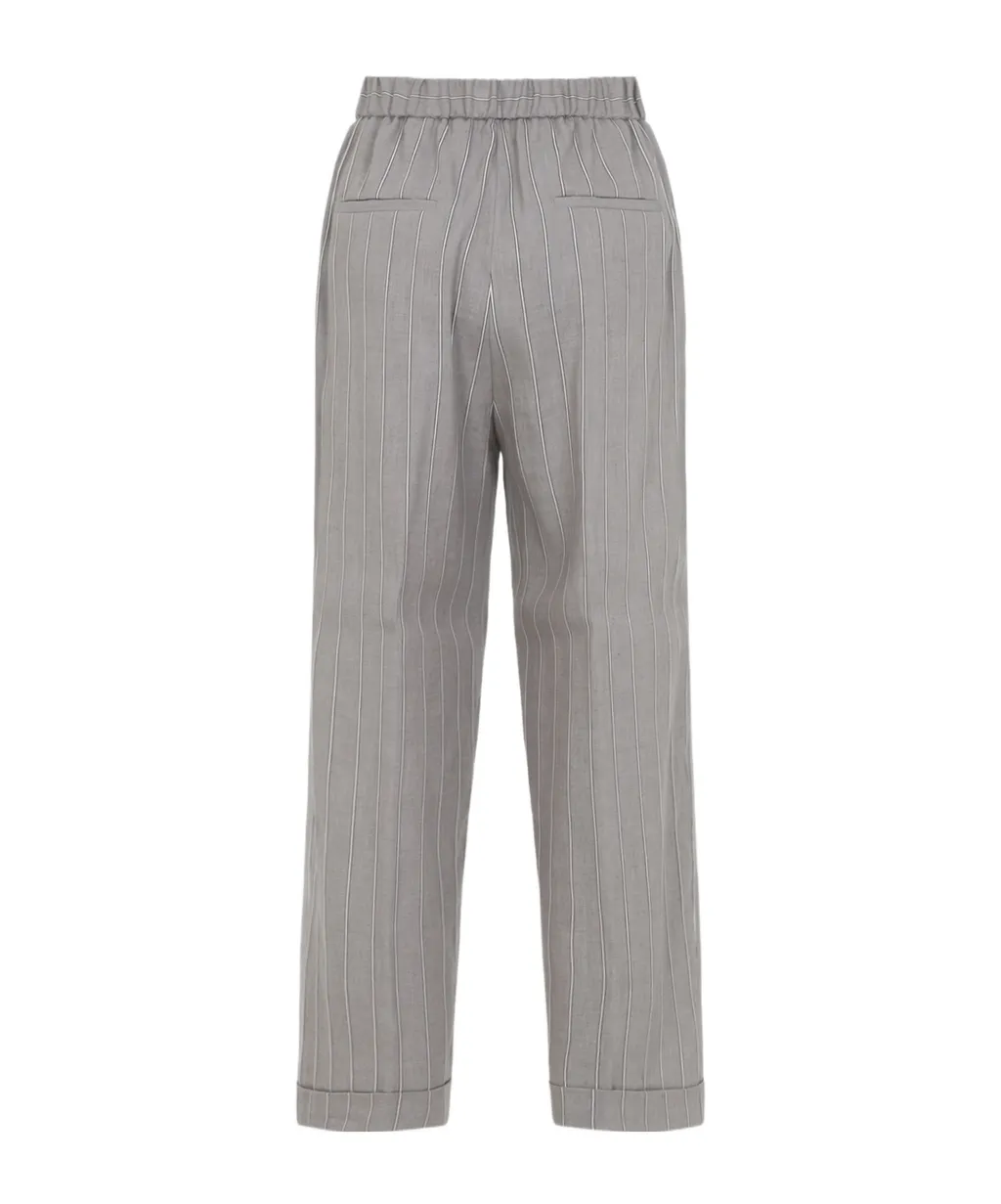 Elastic-Waist Trousers