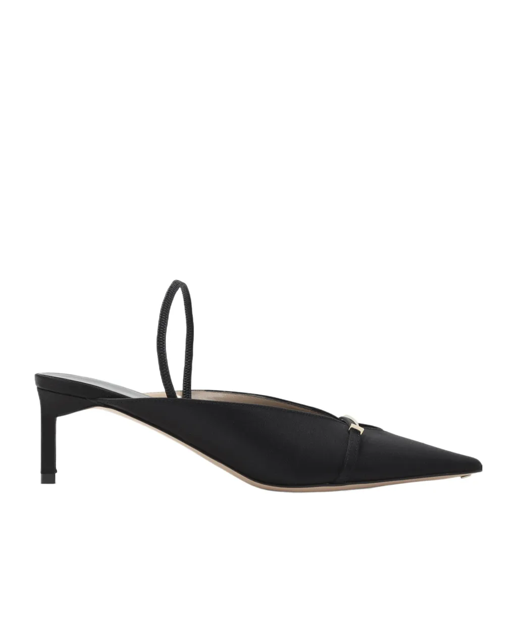 Pointed-Toe High-Heeled Sandals
