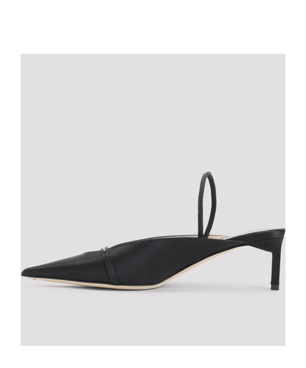 Pointed-Toe High-Heeled Sandals