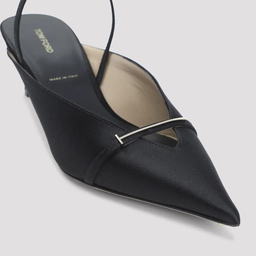 Pointed-Toe High-Heeled Sandals