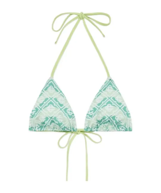Wavy Monogram Bikini Top