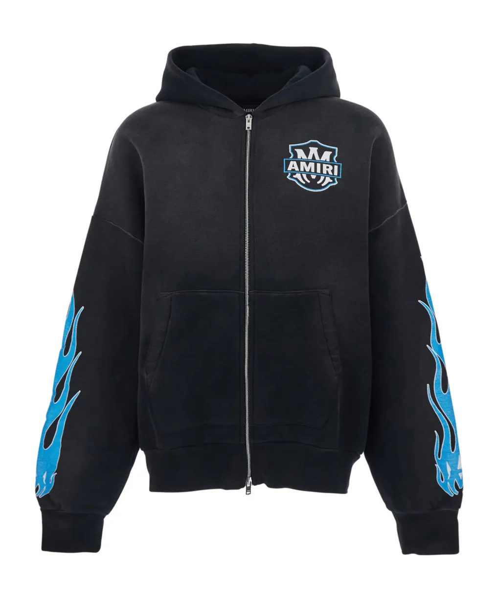 Amiri Ma Flames Zip Hoodie