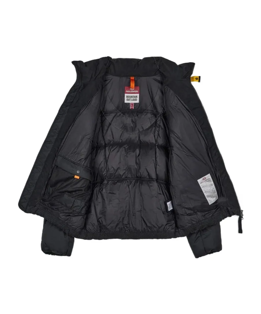 Logo-Stamped Down Jacket