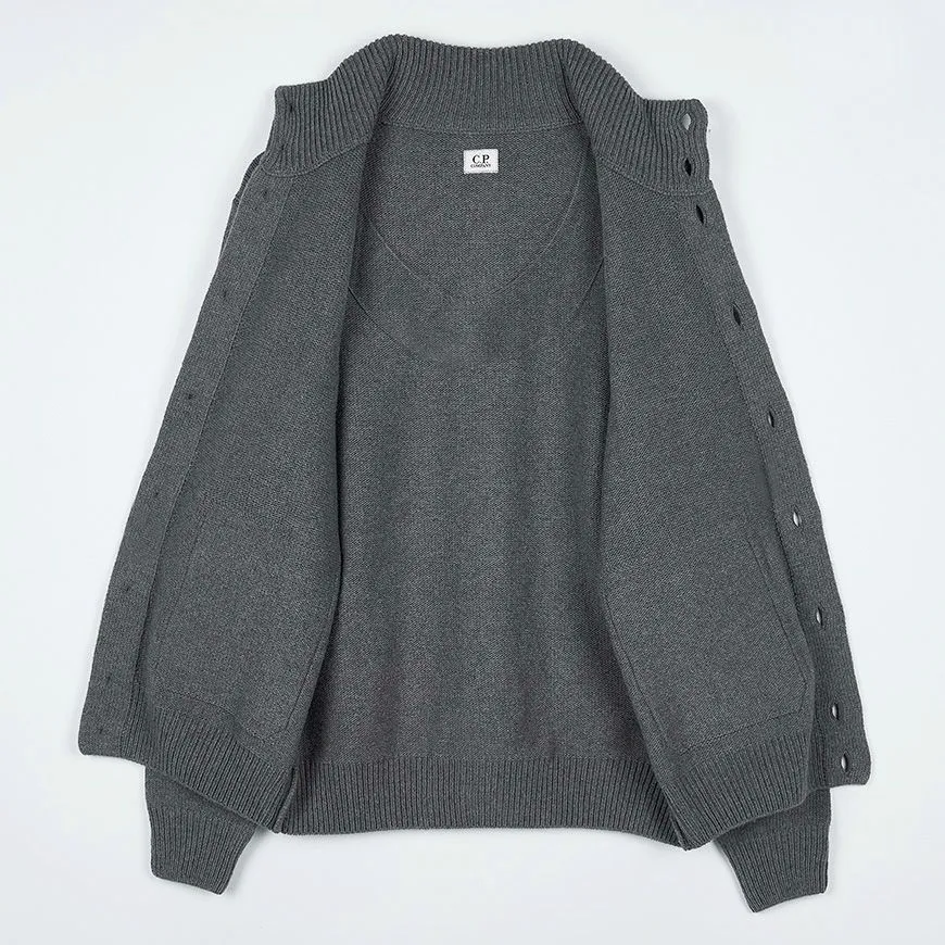 Button-Down Long-Sleeved Knitwear