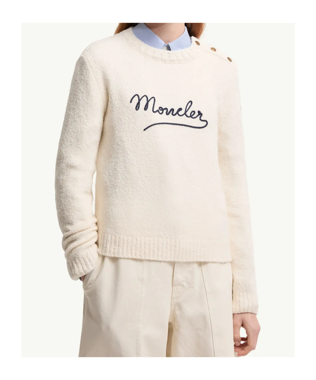 Moncler Embroidered Logo Jumper