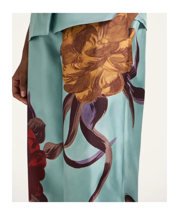 Floral Palazzo Trousers