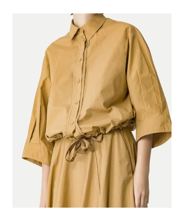Half—Sleeve Poplin Shirt