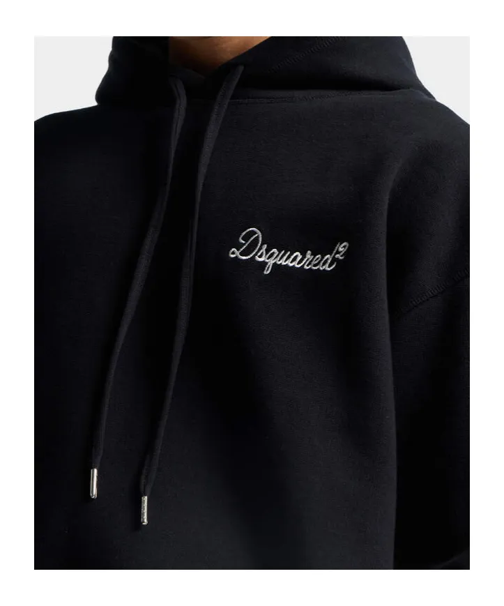 Dsquared2 Signature Relax-Fit Drawstring Hoodie