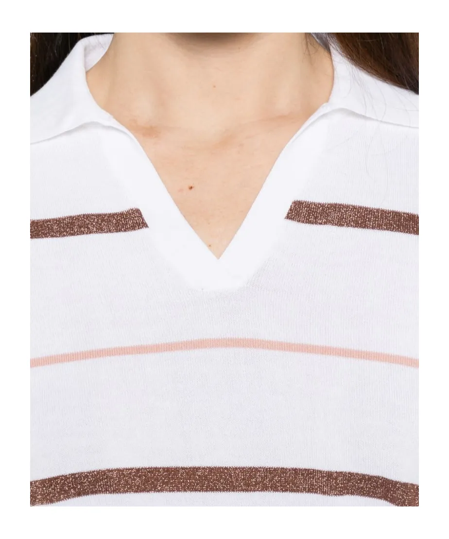 Striped Short-Sleeve Top