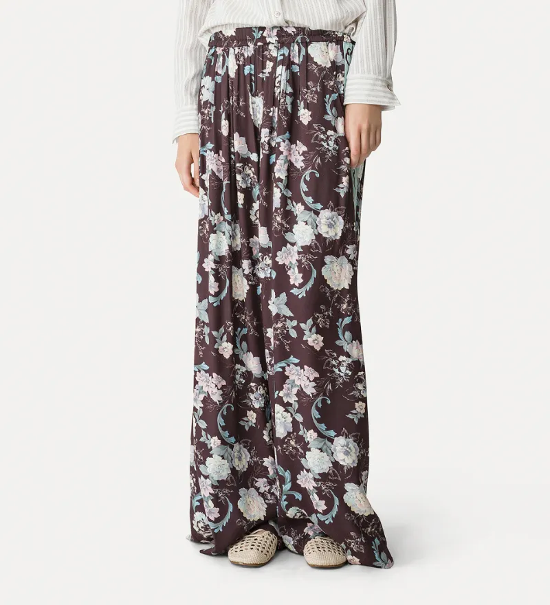 Jacquard Trousers “Peonia My Love”