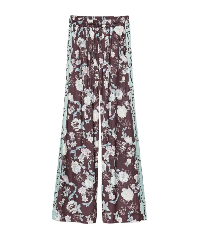Jacquard Trousers “Peonia My Love”