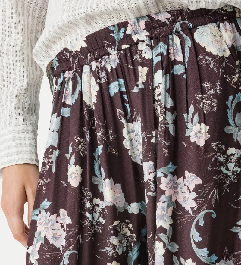 Jacquard Trousers “Peonia My Love”