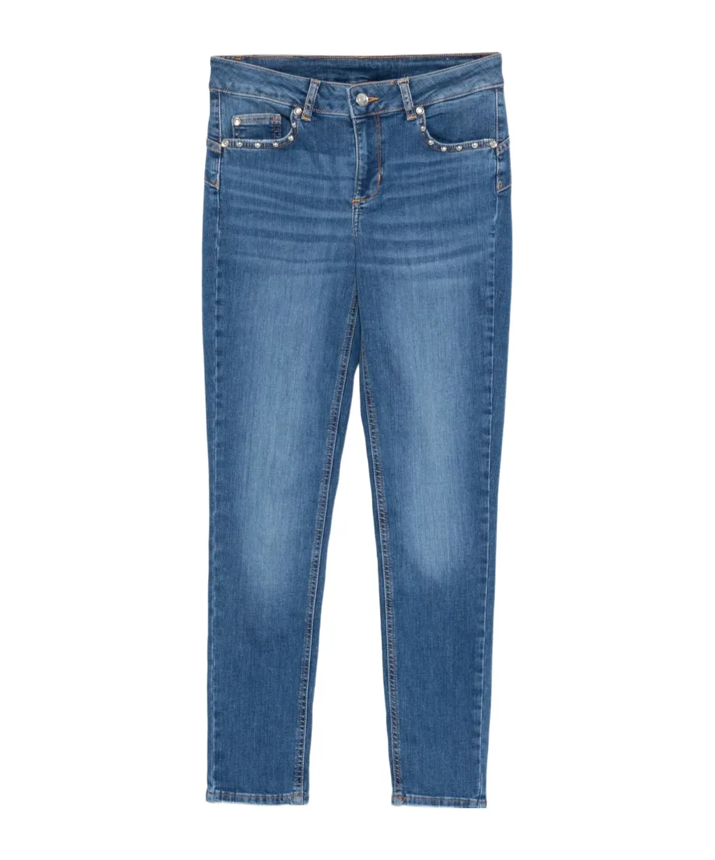 Stud-Pocket Jeans
